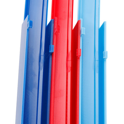 Clip per inserti griglia anteriore a doppio rene in ABS tricolore BMW Serie 7 2023-2025