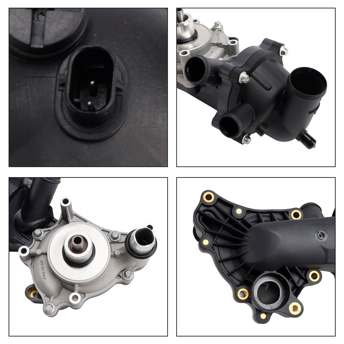 Termostato della pompa dell'acqua per Audi S5 2008-2009 079121013T