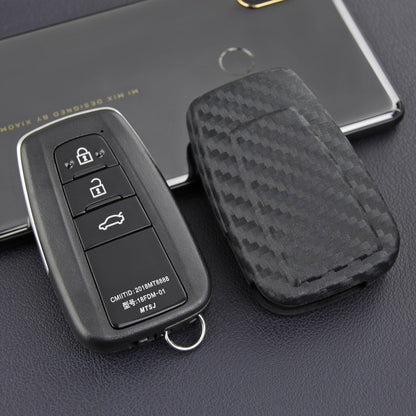 Custodia in similpelle e silicone per chiave auto con fibbia per Toyota Camry