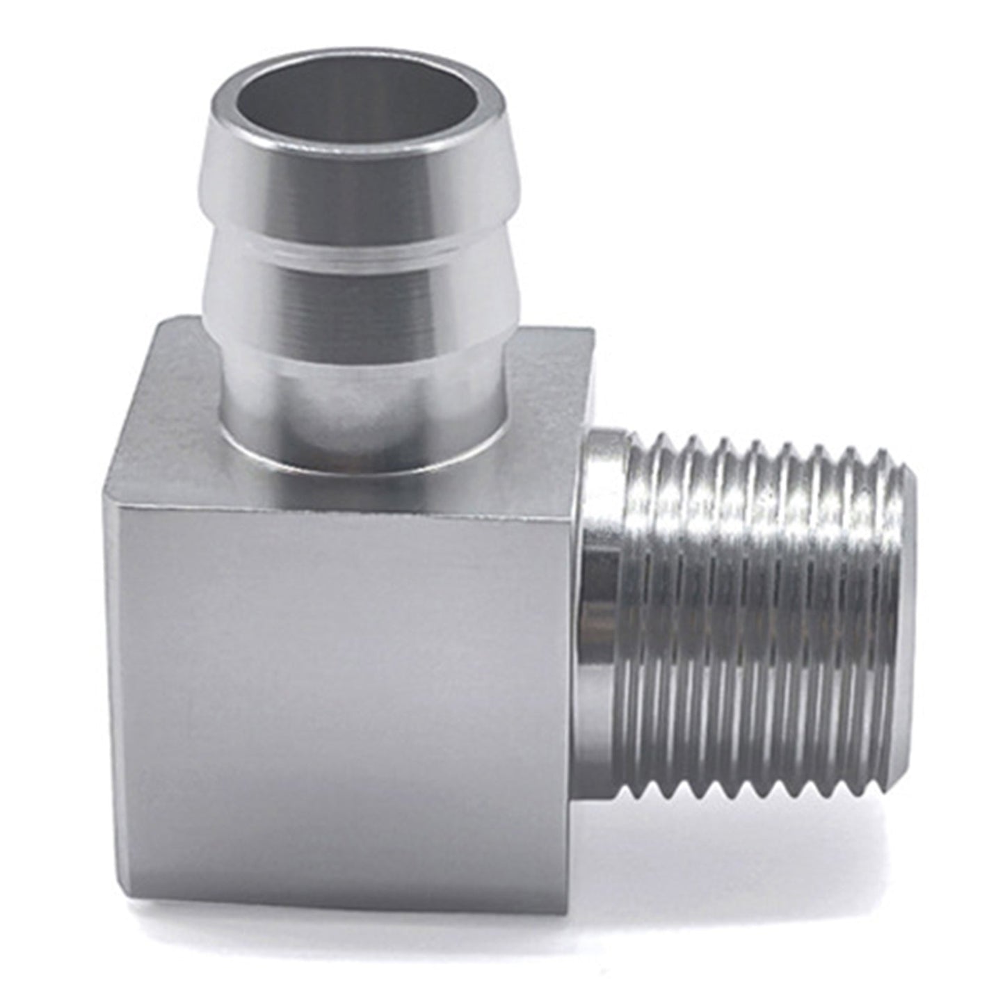 Raccordo per tubo flessibile del riscaldatore da 2 pezzi, pompa dell'acqua da 3/4"", aspirazione da 5/8"" per motori Chevy SBC V8