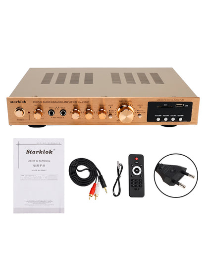 Amplificatori 2000W 5CH Amplificador HiFi Stereo AV Surround Amplificatore SD FM