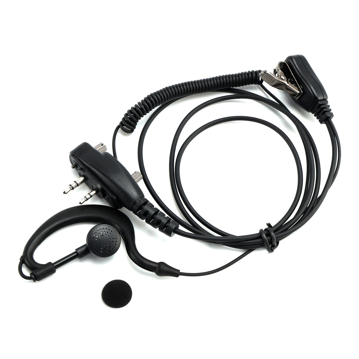 Cuffie con gancio auricolare curvo ICOM F1000-011 per ICOM A16 IC-F3230 F4230D F1100 F2100D