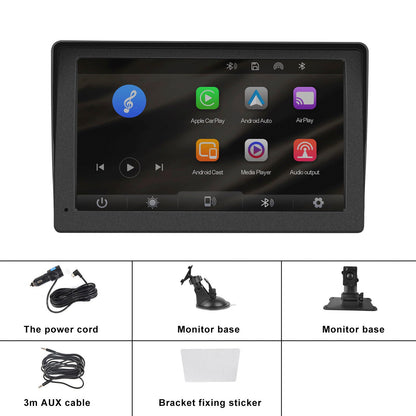 Lettore multifunzione CarPlay da 7 pollici, Apple AirPlay, Android, telecamera di proiezione