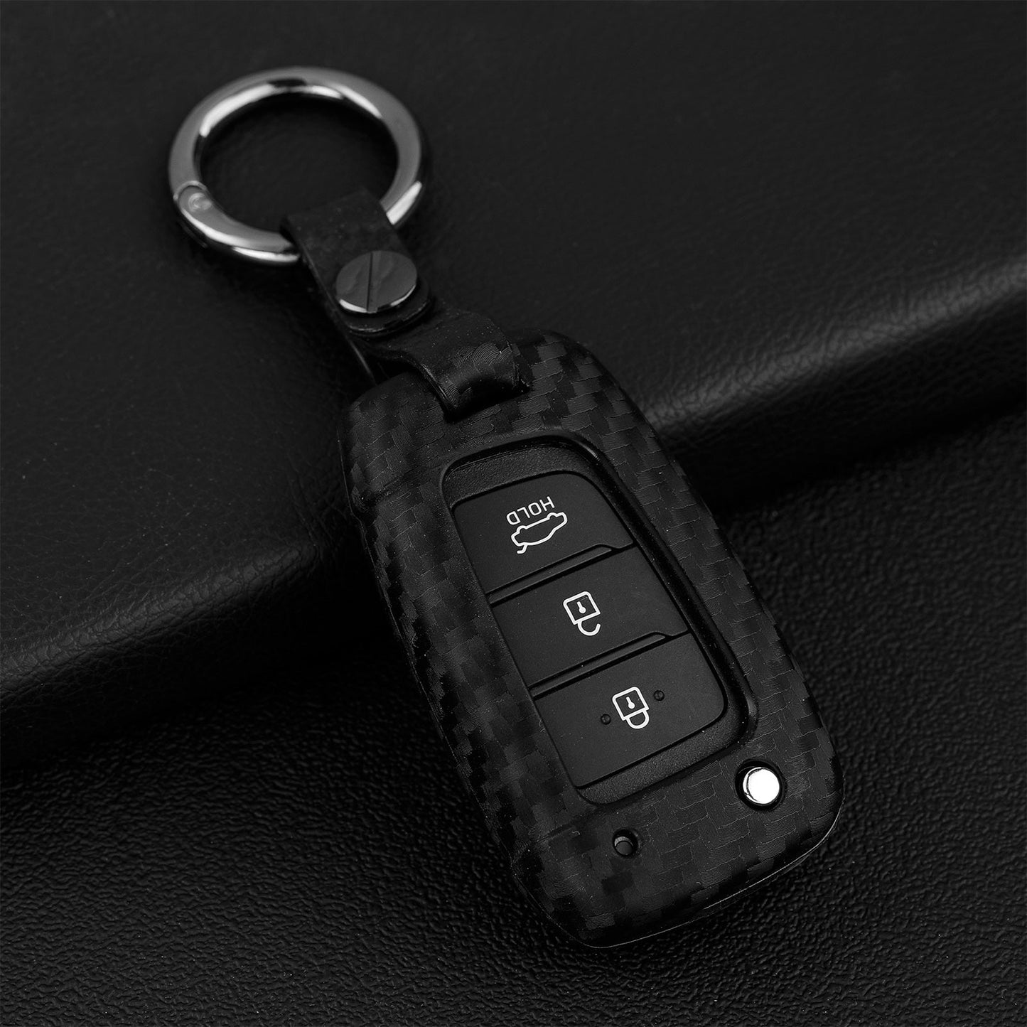 Custodia in similpelle e silicone per chiave auto con fibbia per Honda Accord