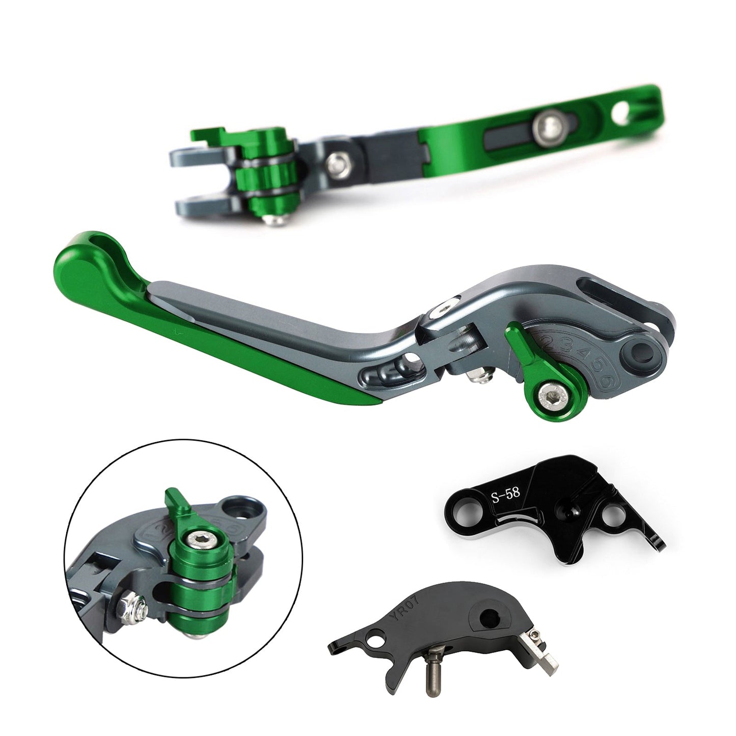 Leva freno frizione regolabile YAMAHA YZF R7 MT-10/SP FZ-10/SP 2022-2023