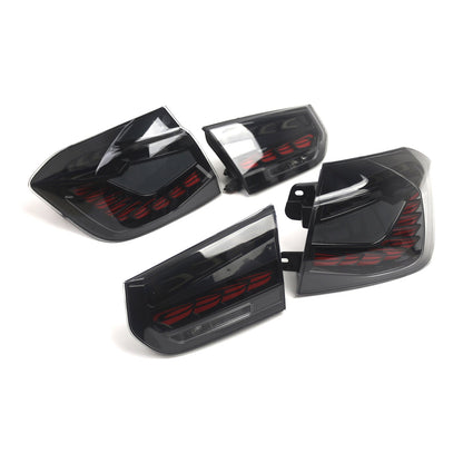 Gruppo ottico posteriore a LED fumé L&amp;R per BMW 3 F30 F80 M3 2013-2018