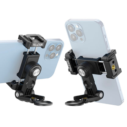 Supporto per telefono cellulare con luce di riempimento espandibile e girevole a 360 gradi, supporto da tavolo per telefono cellulare