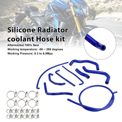 Kit di tubi flessibili in silicone per il liquido di raffreddamento del radiatore per Suzuki GSX-S750/Z 2017-2025