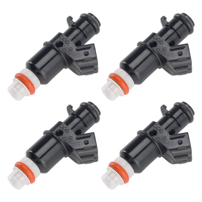 Iniettore di carburante 4 pezzi 16450-RZP-003 compatibile con Honda Accord Civic Stream CRV Tourer 2.0L