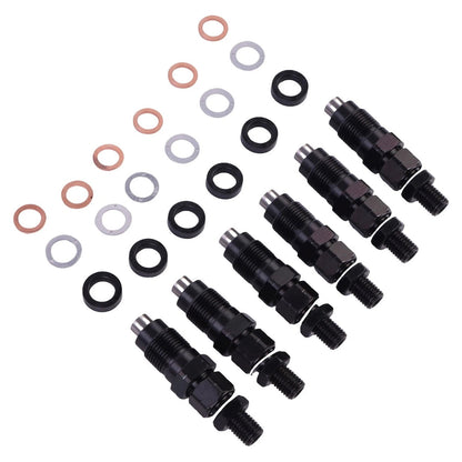 6 pezzi di iniettore di carburante per motore Toyota 3L Hilux Hiace 2.8L 23600-59105