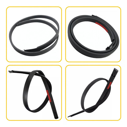 Modanatura per gocciolatoio sul tetto Toyota Tundra DOUBLE CAB 2007-2020, lato sinistro e destro, in gomma, 2 pezzi