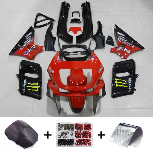 Kit carenatura iniezione in plastica ABS adatto per Kawasaki ZZR400 1993-2007 ZZR600 1998-2003