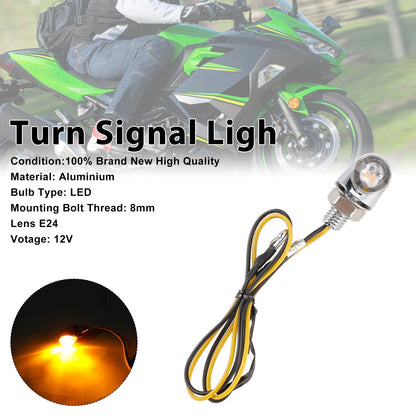 Indicatore di direzione a LED da 12 V, 8 mm, universale per moto Honda