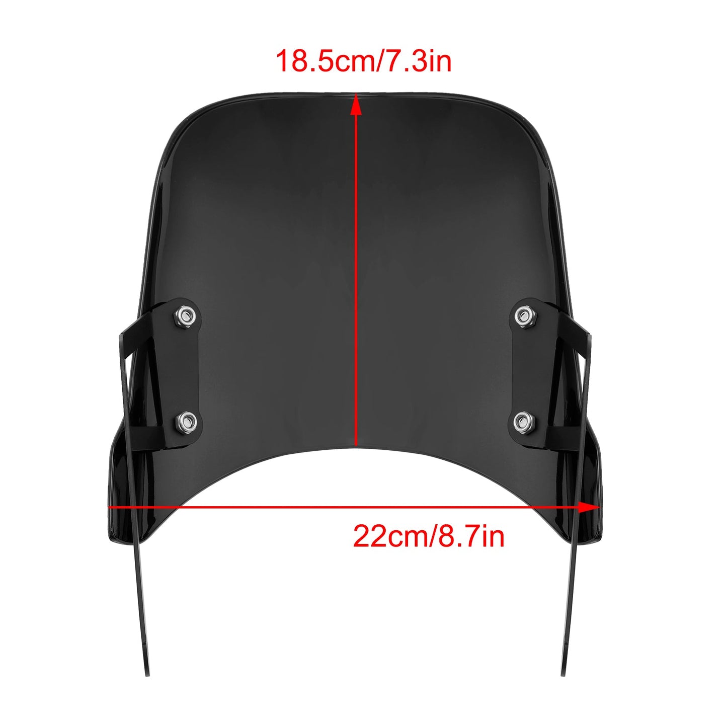 Parabrezza Parabrezza adatto per Scrambler 400X Speed 400T4 19-25 Street Twin 900 16-25
