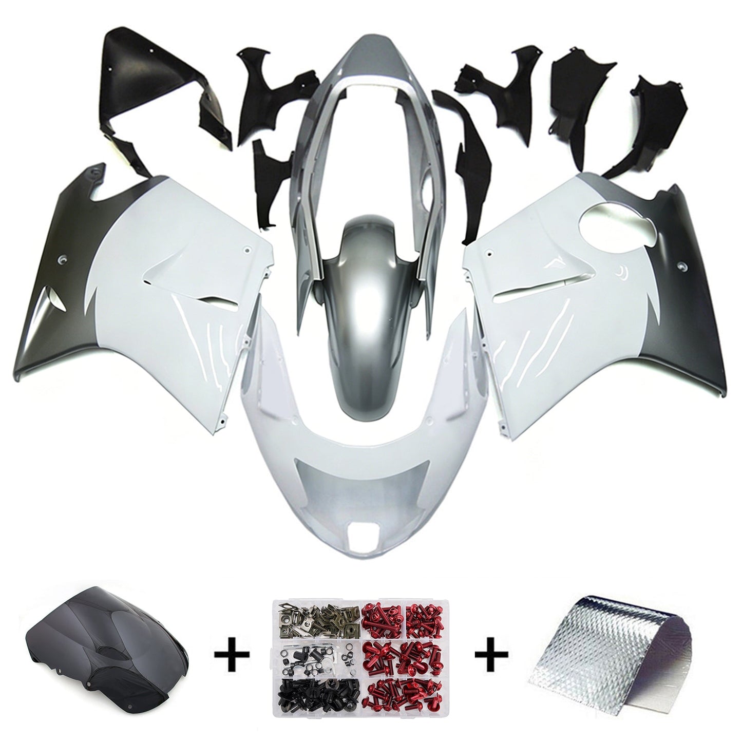 Kit di carene in ABS stampato a iniezione per Honda CBR1100XX SuperBlackBird 1996-2007