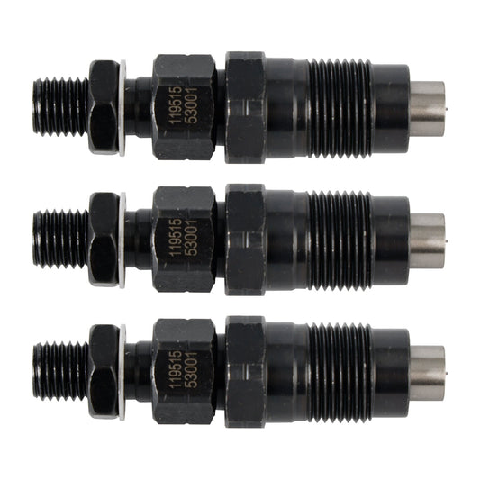Iniettore di carburante 3 pezzi per motori Yanmar 3TNV70 3YM20 3YM30 2YM15 119515-53001