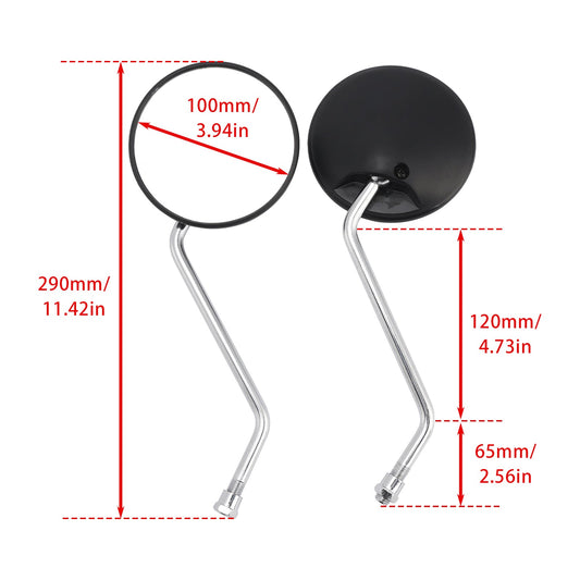 SPECCHIETTO RETROVISORE 10MM PER HONDA NX 650 DOMINATOR 88-92 XL125V VARADERO 01-06