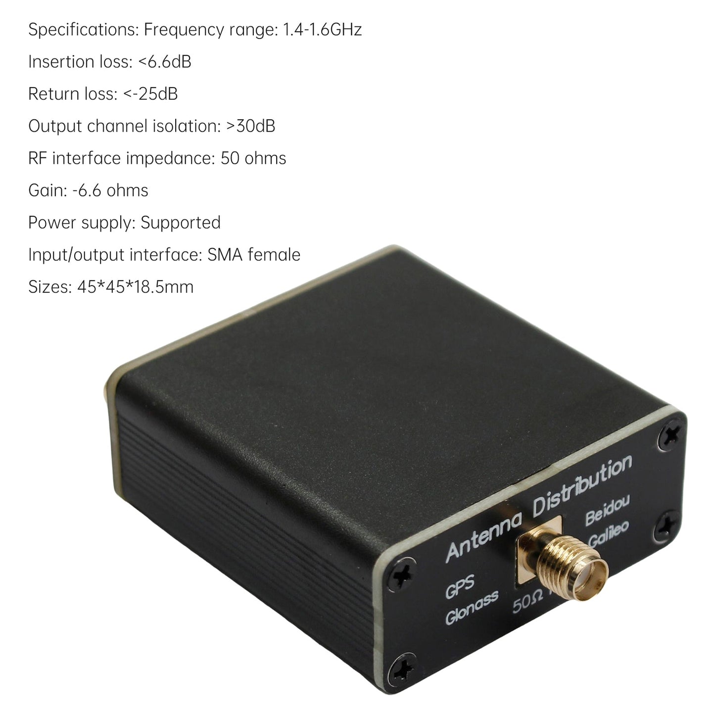 Antenna segnale di navigazione GPS GLONASS 1-4, splitter di potenza