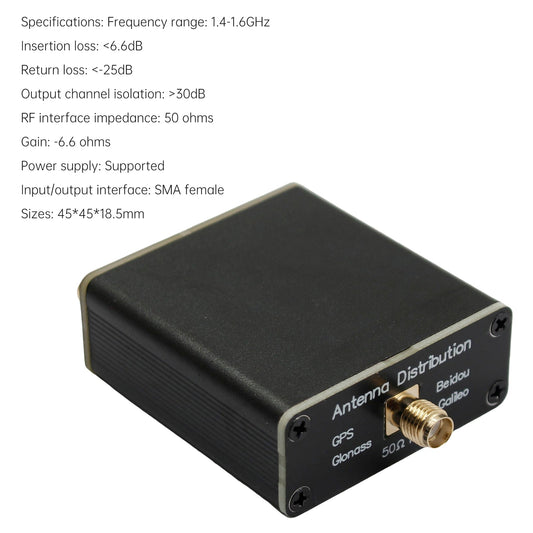 Antenna segnale di navigazione GPS GLONASS 1-4, splitter di potenza