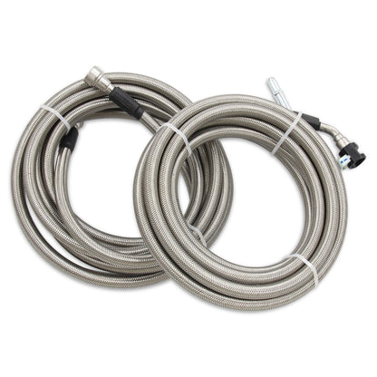 Kit tubo carburante intrecciato in acciaio inossidabile FLEX, 2.2L/2.4L l4, Chevy HHR 2006-2010, fissaggio rapido QFF0015SS