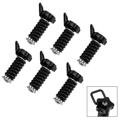6 pezzi di anelli flessibili di ancoraggio per carico da 1 pollice per Polaris RZR Sportsman Ace 2013-2025