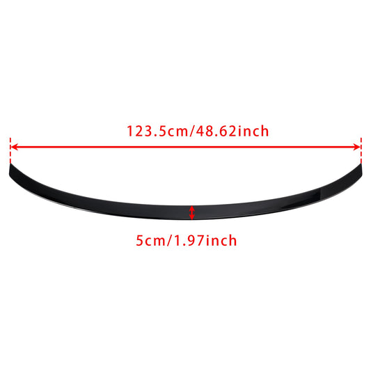 Spoiler posteriore nero lucido per BMW Serie 4 G26 Gran Coupé MP Style 2021-2025