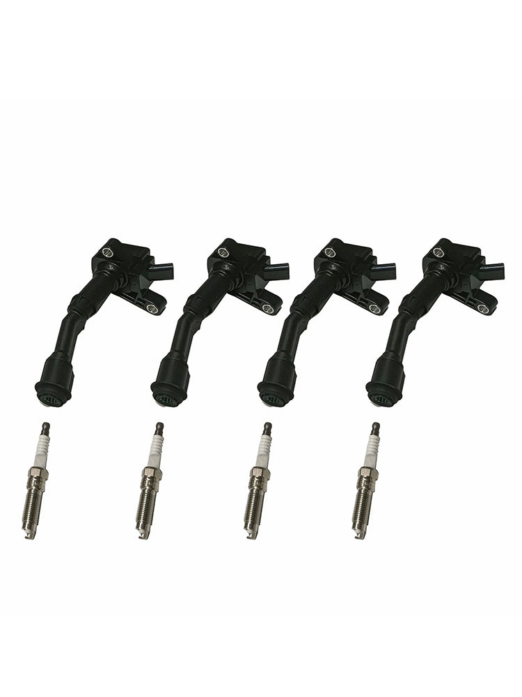 2014-2020 Per Ford Fusion l4 1.5l 4 bobine di accensione + 4 candele UF735 DS7Z12029B 4X Bobine di accensione + 4X candele