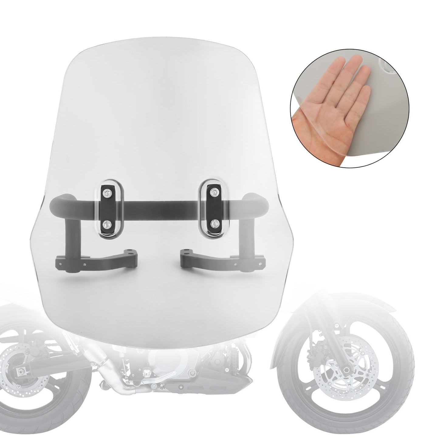 2019-2023 HONDA Hunter Cub CT125 Parabrezza per moto in ABS