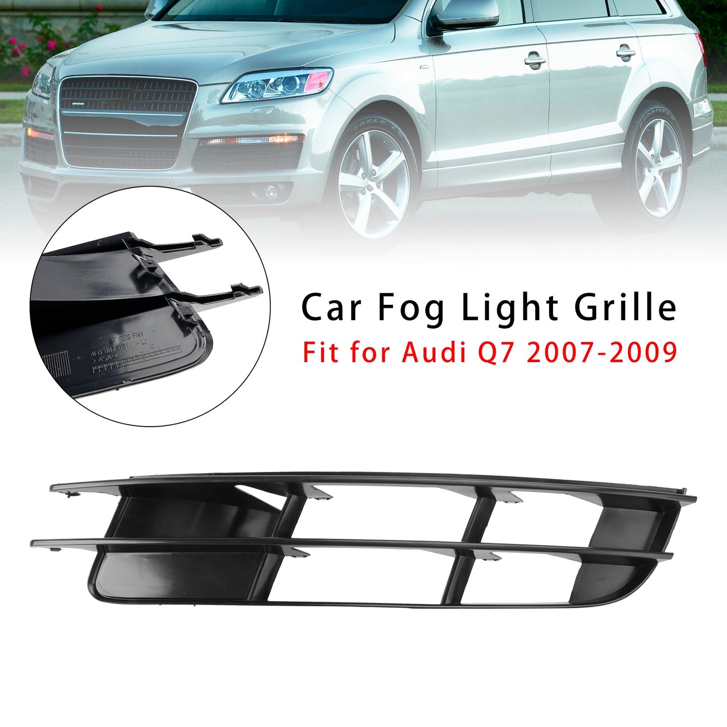 Griglia paraurti anteriore sinistro Audi Q7 2007-2009, griglia fendinebbia 4L0807681