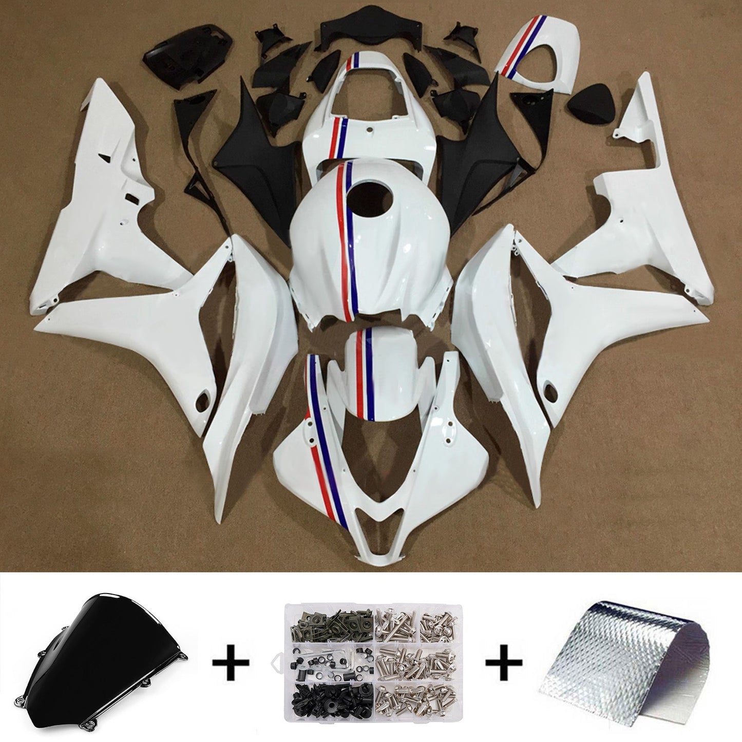 Kit di carene in plastica ABS stampate a iniezione per Honda CBR600RR 2007-2008 F5