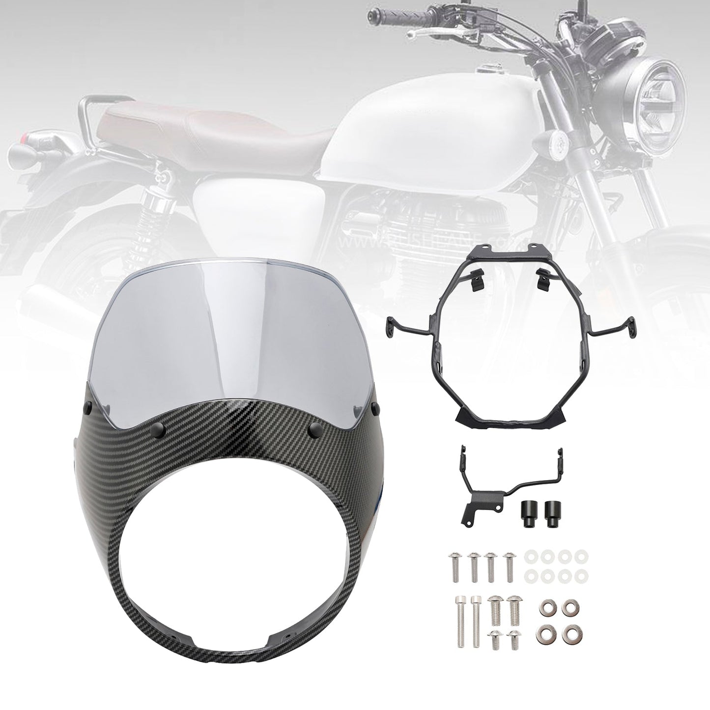 2023-2024 HONDA GB350 GB350S Parabrezza Parabrezza Copertura Carenatura Faro