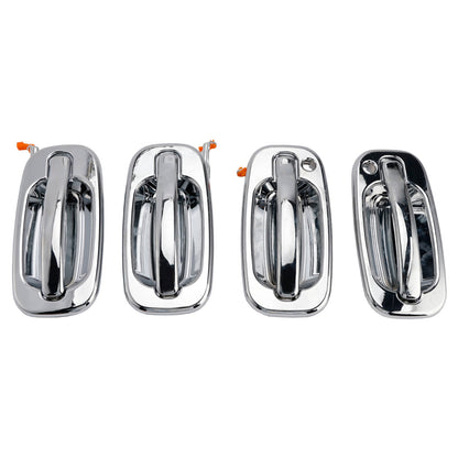 Set di 4 maniglie esterne anteriori cromate per Chevy GMC Silverado 99-06