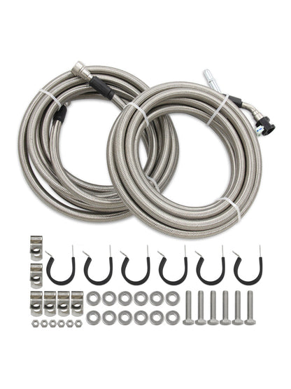 PontiacG5 2007-2008, 2.4L l4 GAS, Kit tubo carburante intrecciato in acciaio inossidabile Quick Fix QFF0015SS