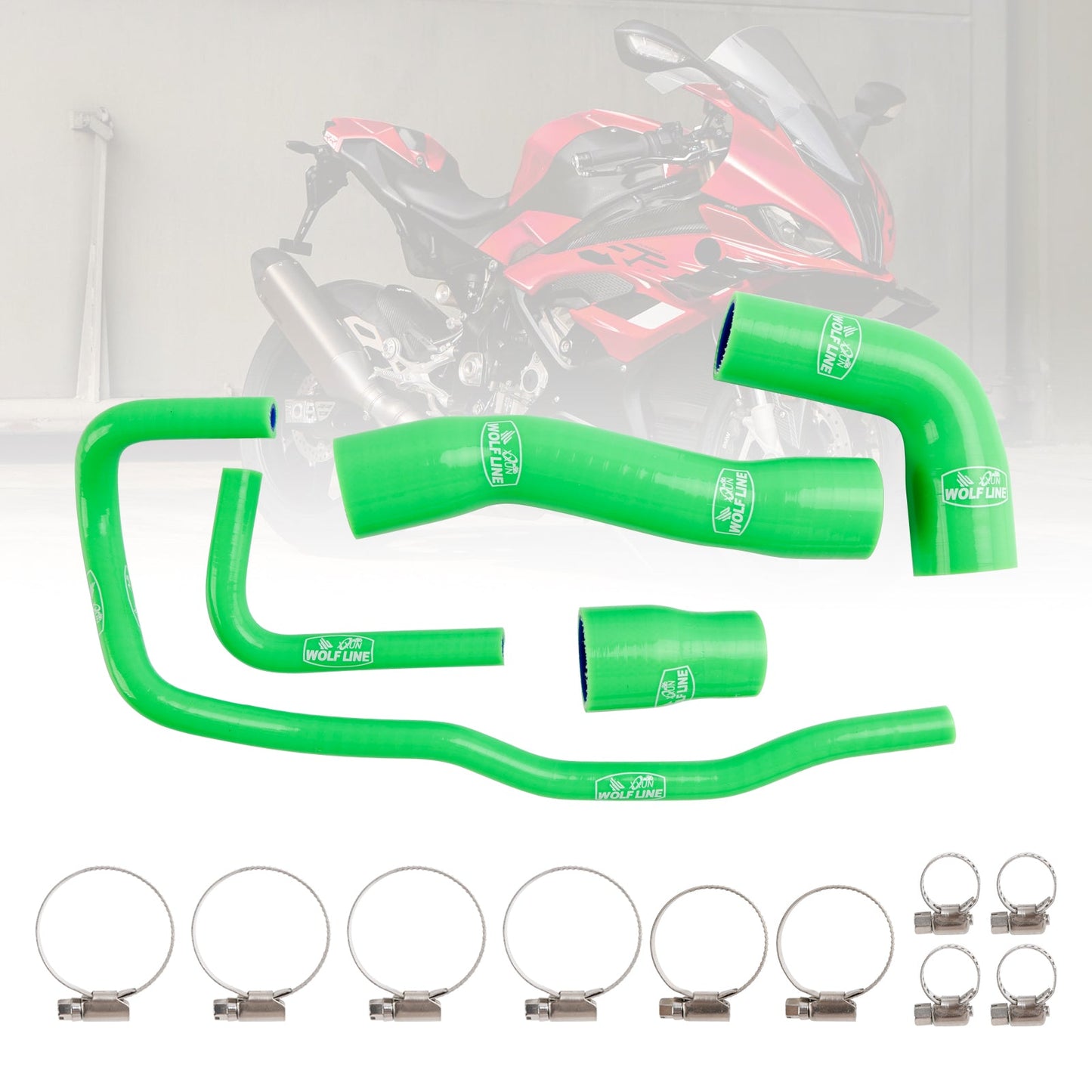Kit tubo flessibile refrigerante radiatore in silicone BMW S1000RR 2019-2023
