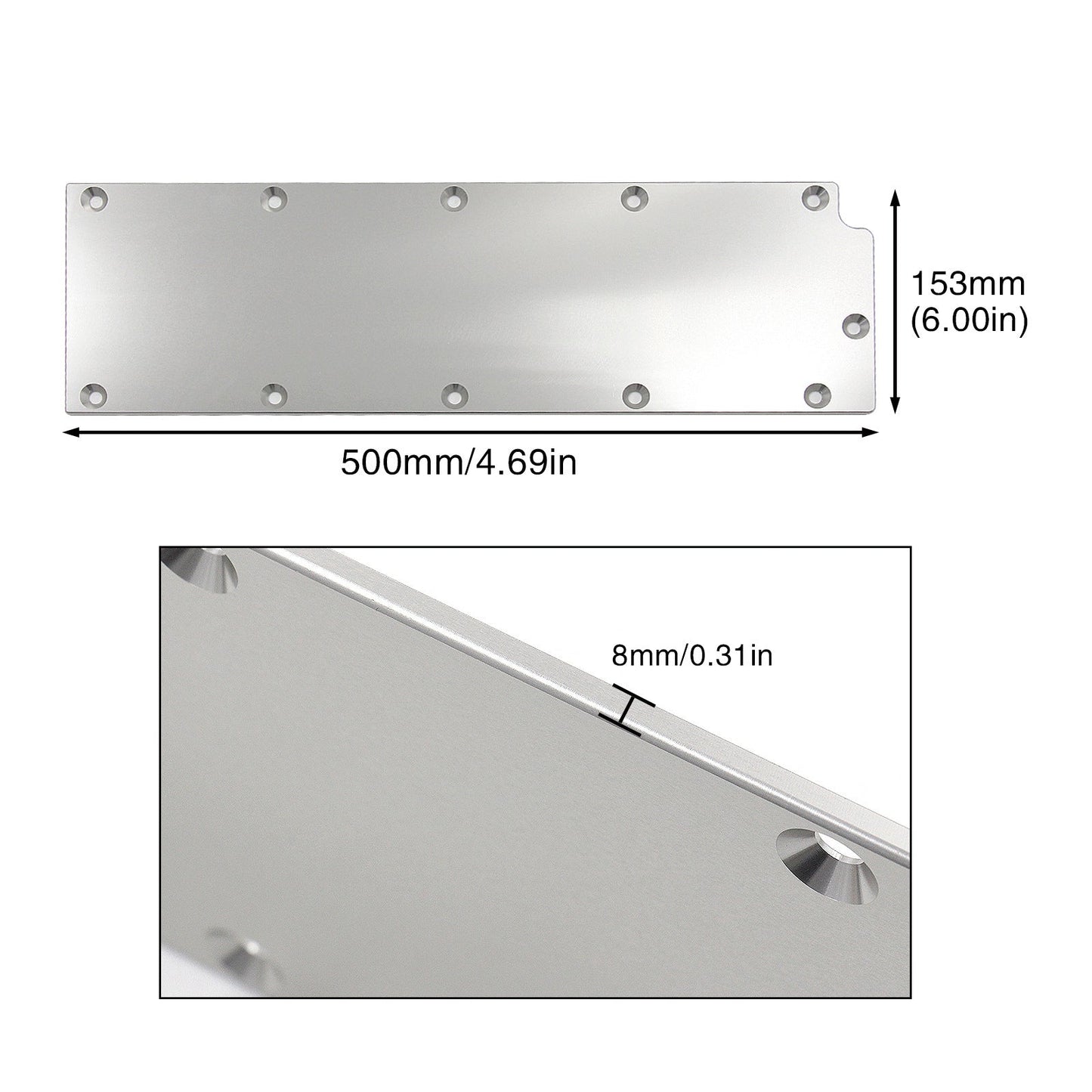 Coperchio dell'olio per l'area di sollevamento del motore in alluminio billet 551605 per Chevy Gen IV