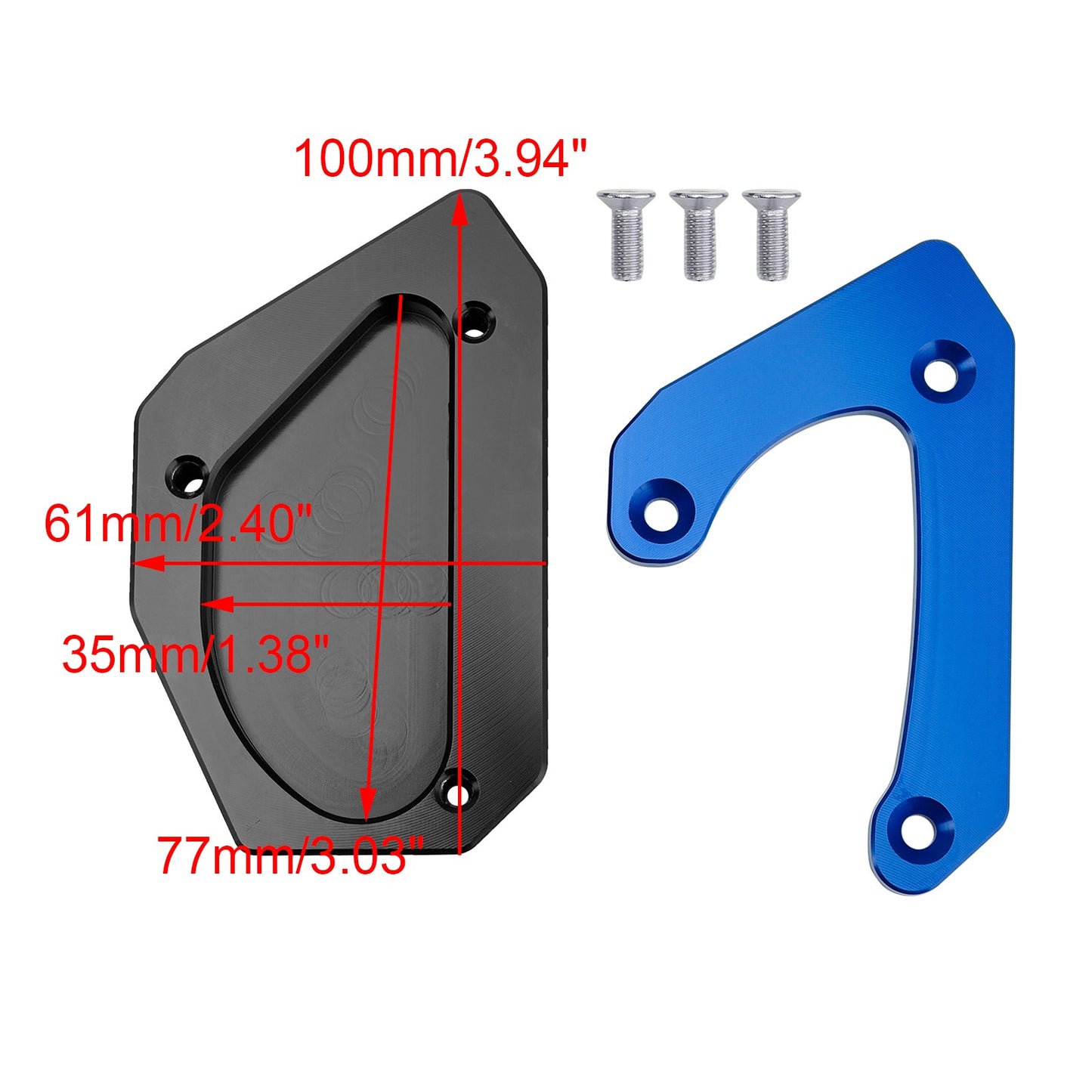 Piastra di estensione per cavalletto adatta per Suzuki V-strom 650 DL650 XT 2011-2024