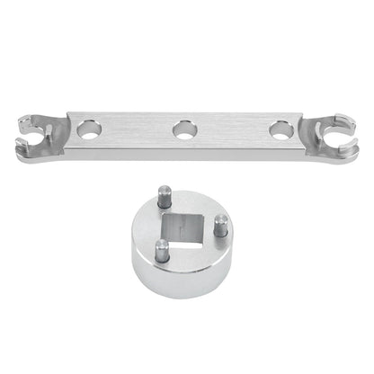 Chiave per la rimozione del tappo inferiore. Strumento per la ricostruzione della forcella Saphire/Onyx/Diamond/DVO
