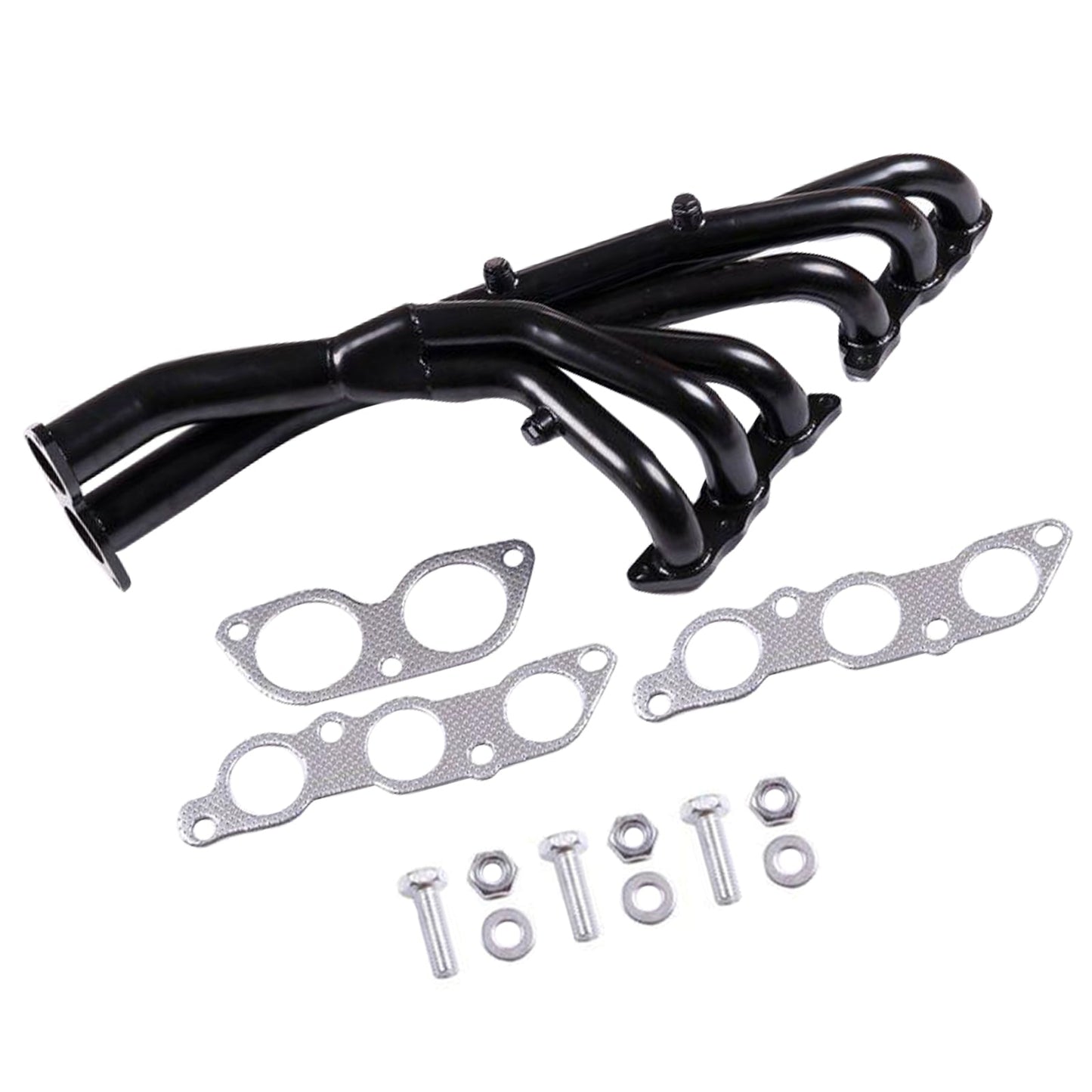Collettore di scarico in acciaio inossidabile per Lexus IS300 2001-2005 3.0L, nero