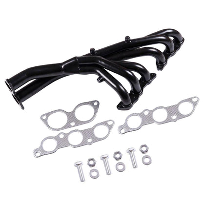 Collettore di scarico in acciaio inossidabile per Lexus IS300 2001-2005 3.0L, nero