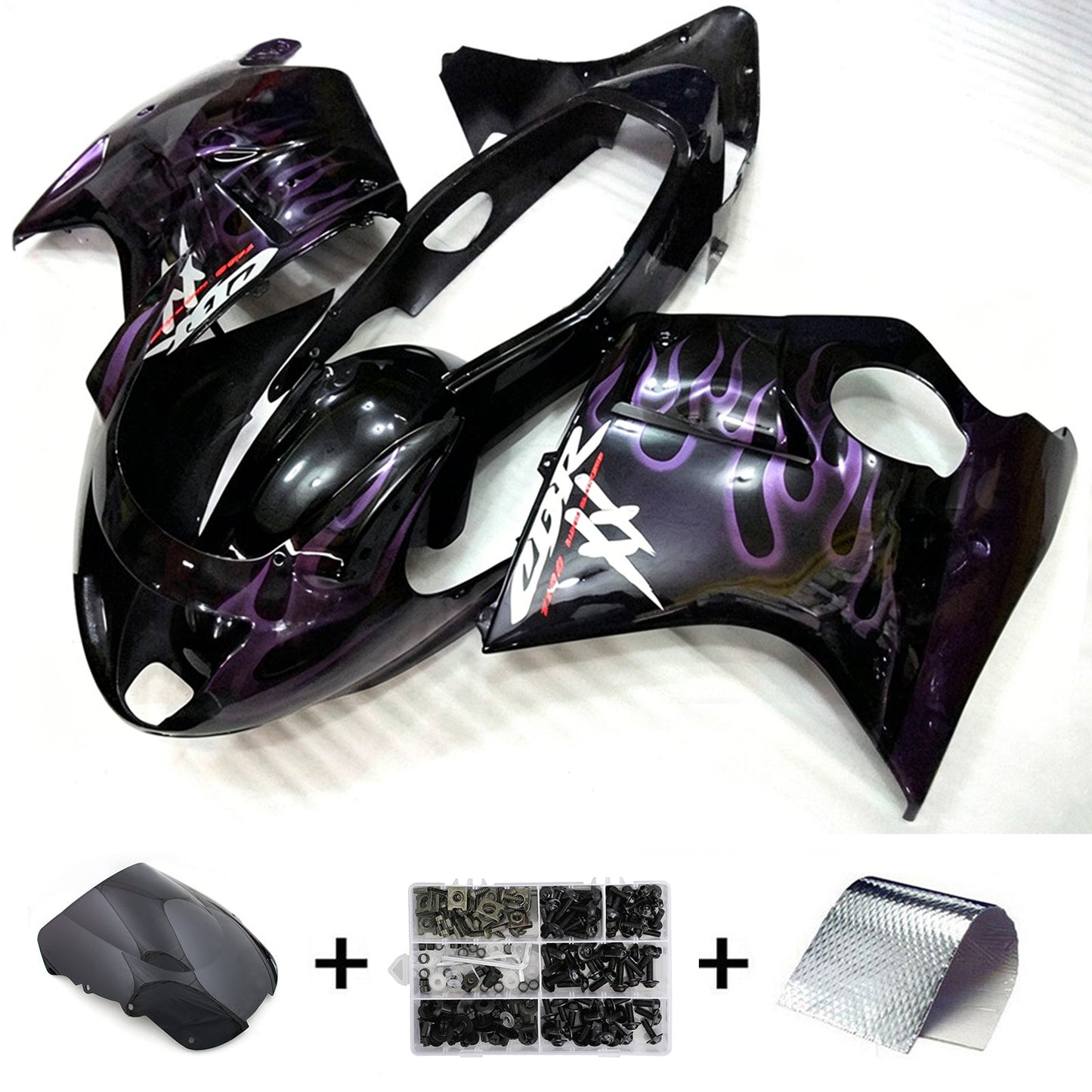 Kit di carene in ABS stampato a iniezione per Honda CBR1100XX SuperBlackBird 1996-2007