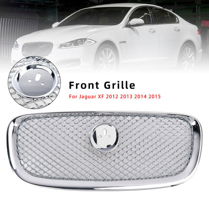 Griglia paraurti anteriore stile Jaguar XF XF-R 2012-2015 cromata
