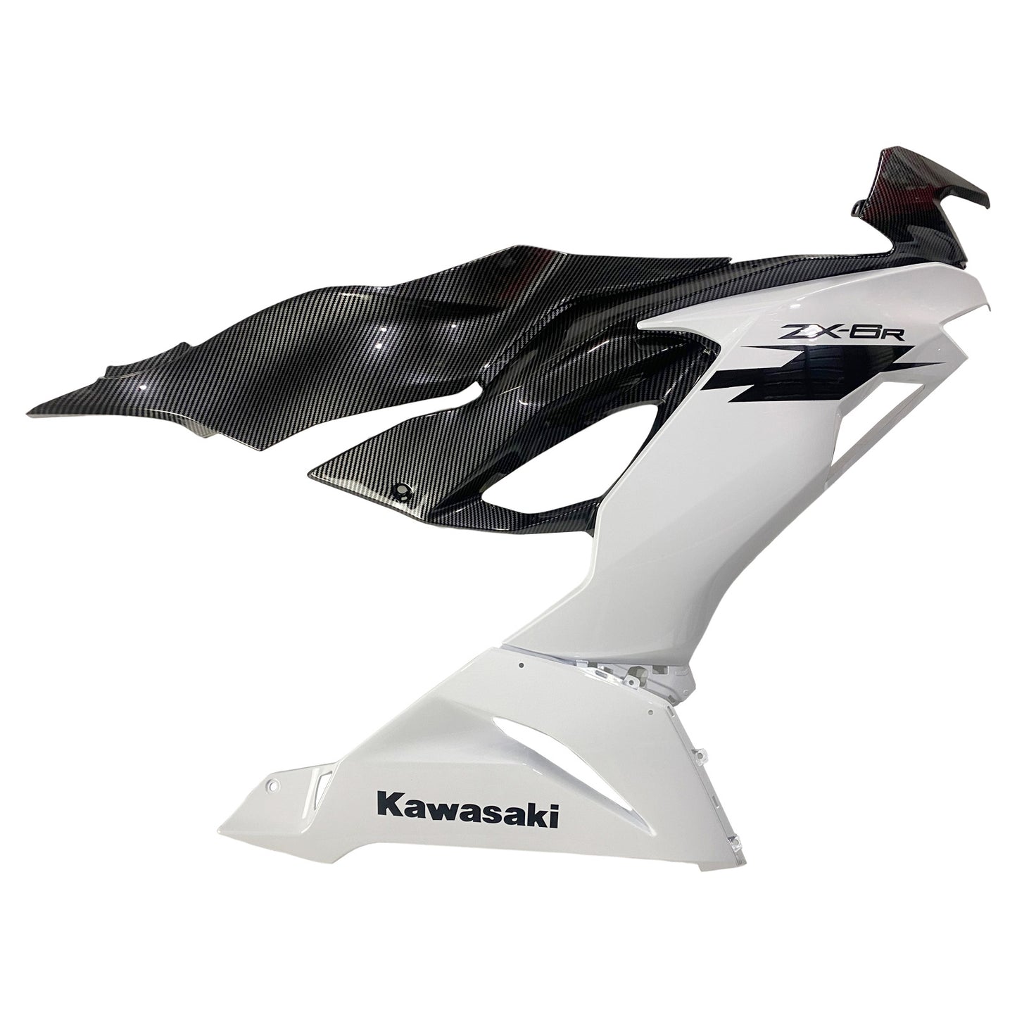 Kit carenatura Bodywork Abs di plastica adatta per Kawasaki ZX6R 2019-2023