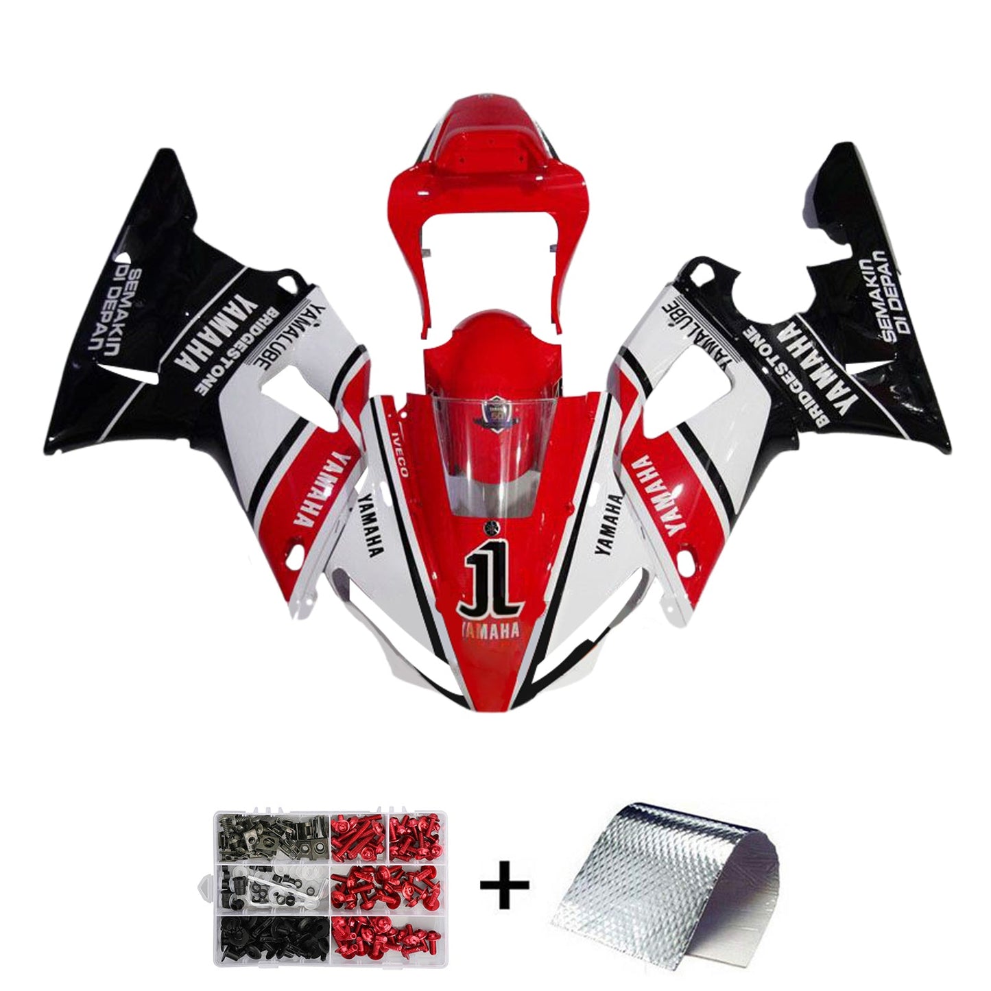 2000-2001 Yamaha YZF 1000 R1 Kit carena iniezione Carrozzeria Plastica ABS