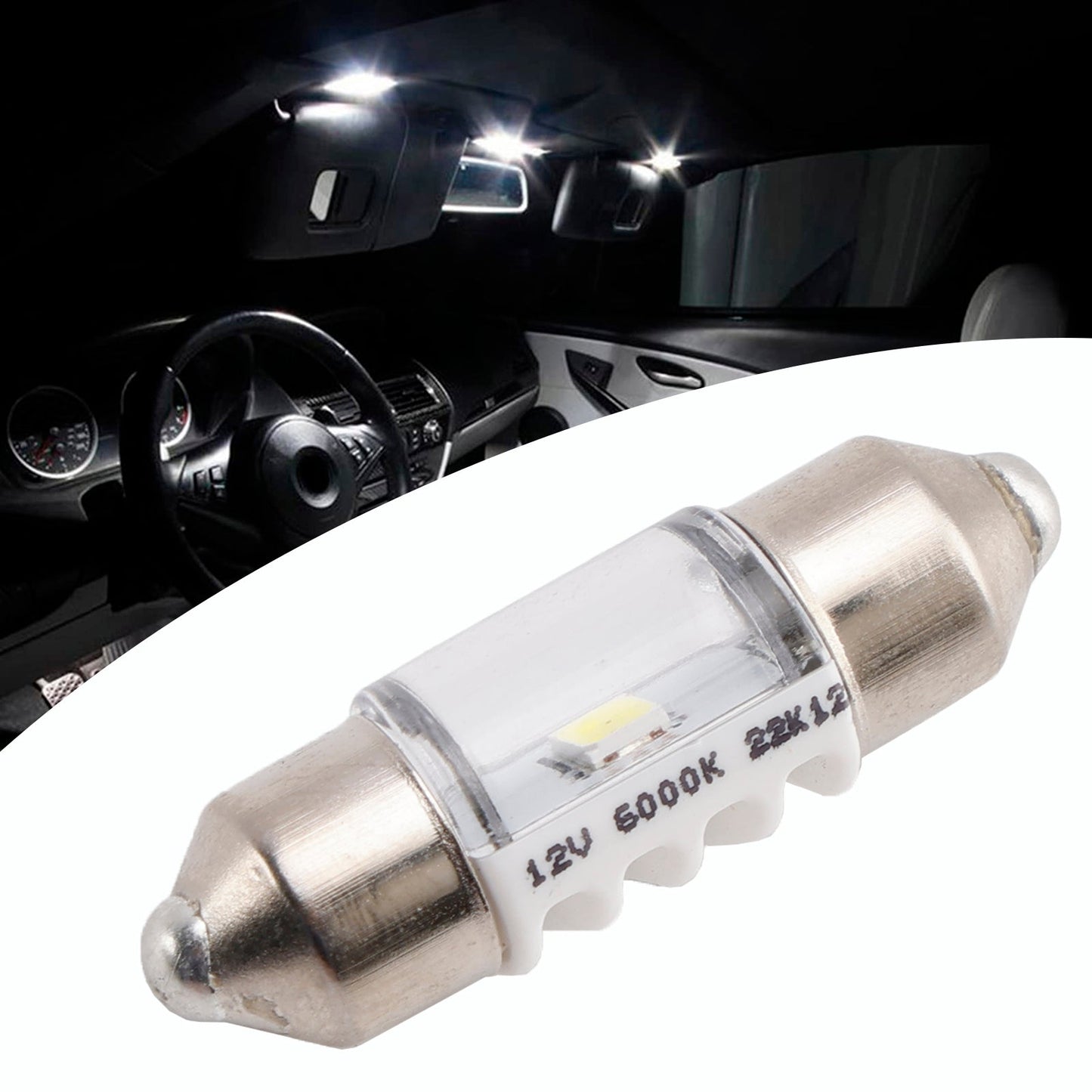 Luce auto LED bianca Ultinon Pro3000 30MM 11860 U30CW per PHILIPS