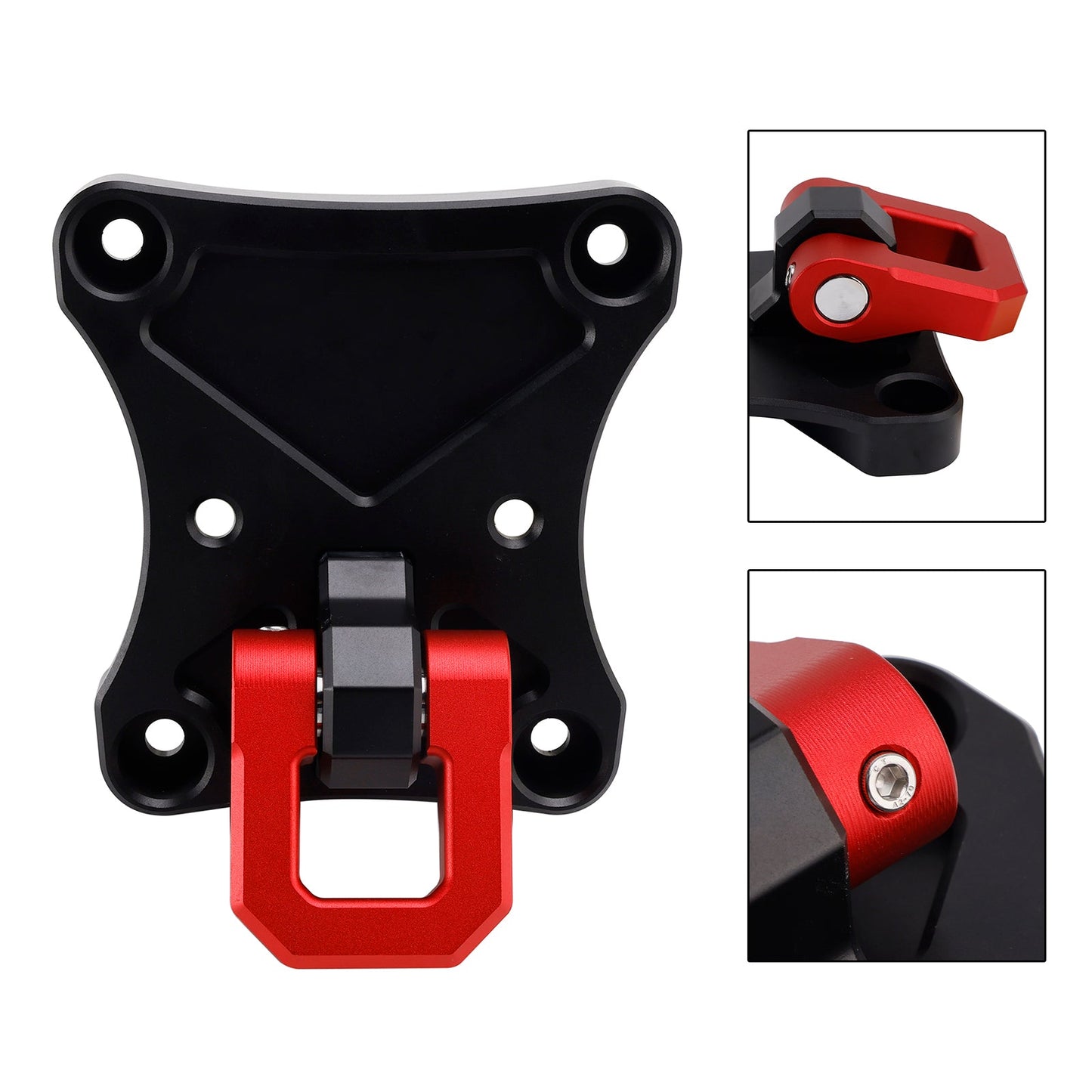 Piastra di traino posteriore con gancio e anello a D da 3/4"" compatibile con Yamaha Maverick X3 900 X Max