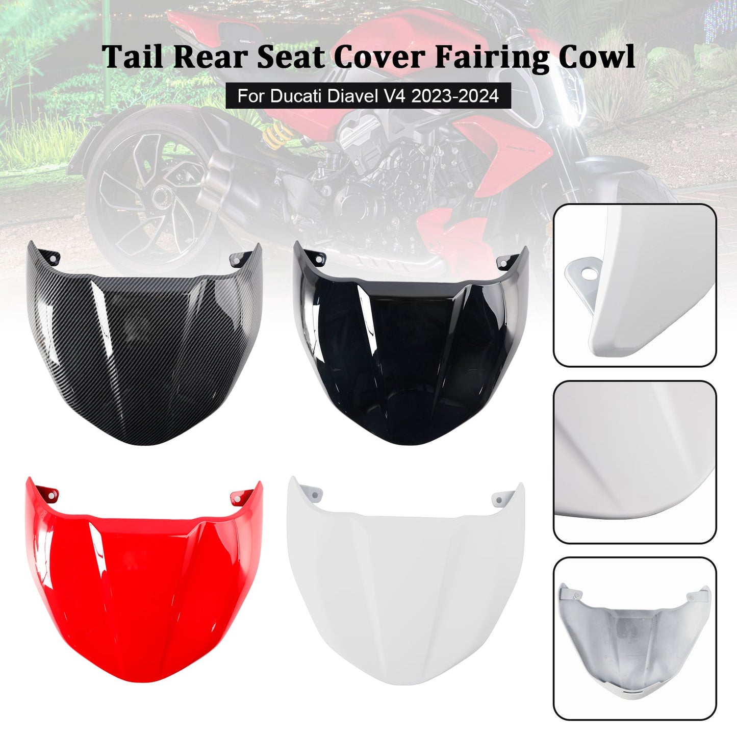 Copertura sella posteriore per Ducati Diavel V4 2023-2024