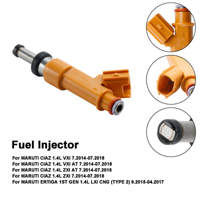 1 pz. Iniettore carburante 15710M83P00 adatto per MARUTI CIAZ 1.4L ERTIGA SWIFT DZIRE