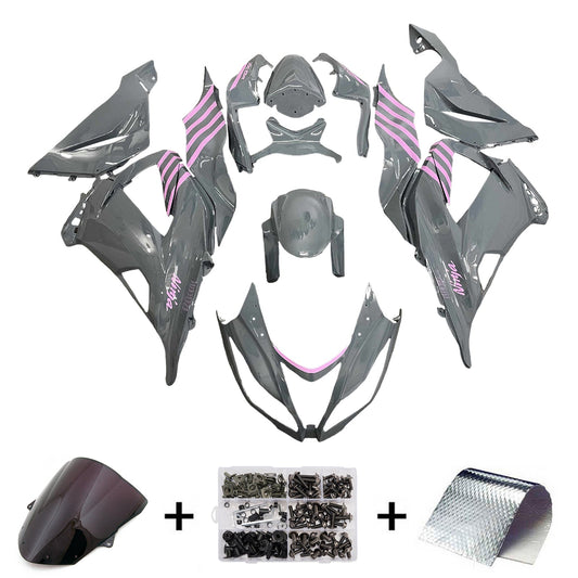 Kit carenatura iniezione in plastica ABS adatto per Kawasaki ZX6R 636 2013-2018