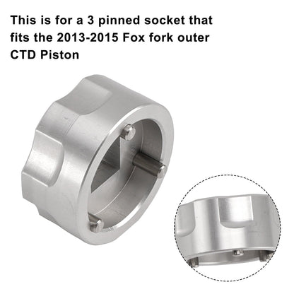 Strumento per presa forcella per la rimozione del pistone esterno a 3 pin Fox CTD - 398-00-504