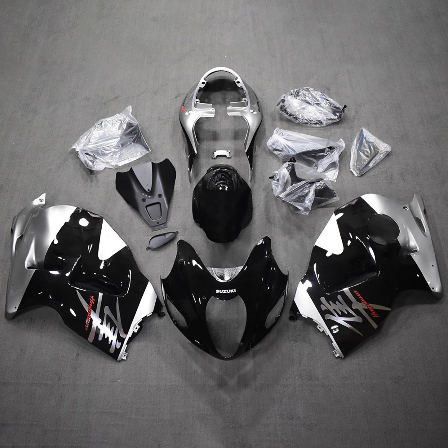 Kit carenatura iniezione plastica ABS per Suzuki Hayabusa GSX1300R 1999-2007